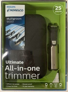 Phillips Norelco Multigroom 9000 / 25pcs - New In Box
